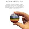 Healing Crystal 7 Spherical Balls of the Seven Chakras Feng Shui 7 Crystal Stone Spherical Balls of the Chakras 7