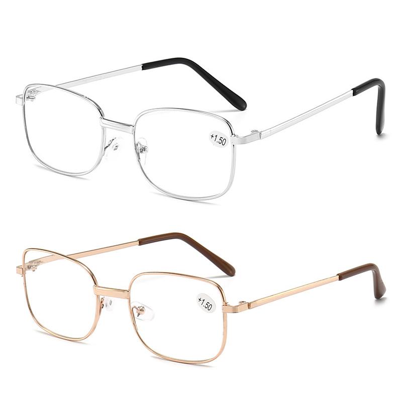 Classic High-Quality Half-Frame Reading Glasses Mens Vintage Natural Original Stone Presbyopia Eyeglasses  Diopter +1.0 To +4.0