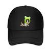 Katze mit Froschhut Baseballkappe Einzigartige Hüte Strand Golfkappe Trucker-Kappe Golf Herren Damen