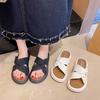 New platform slippers women's summer out wear versatile cross fashion beach casual slippers
