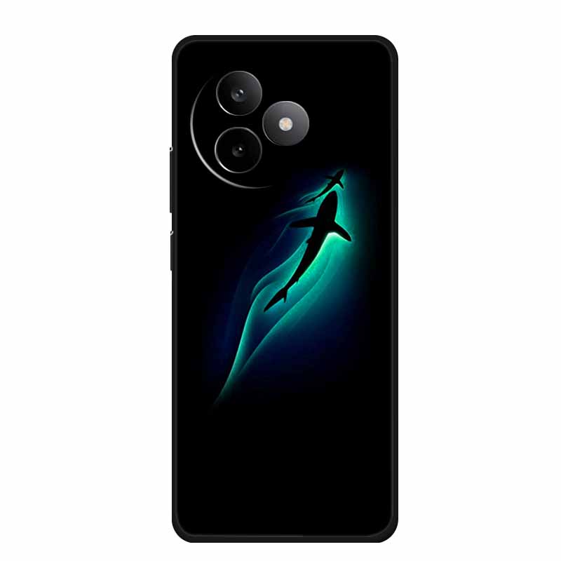 Handyhülle Für Redmi K80 Ultra Rückseitenabdeckung Hülle Stoßfest Schwarz Silikon Weiche Hülle Für Xiaomi Poco M6 4G Redmi 13 4G 5G Hülle