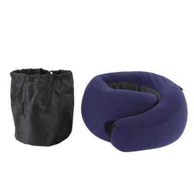 Memory Foam Travel Neck Pillow U Shaped Portable Neck Support Pillow with Adjustable Hook and Loop