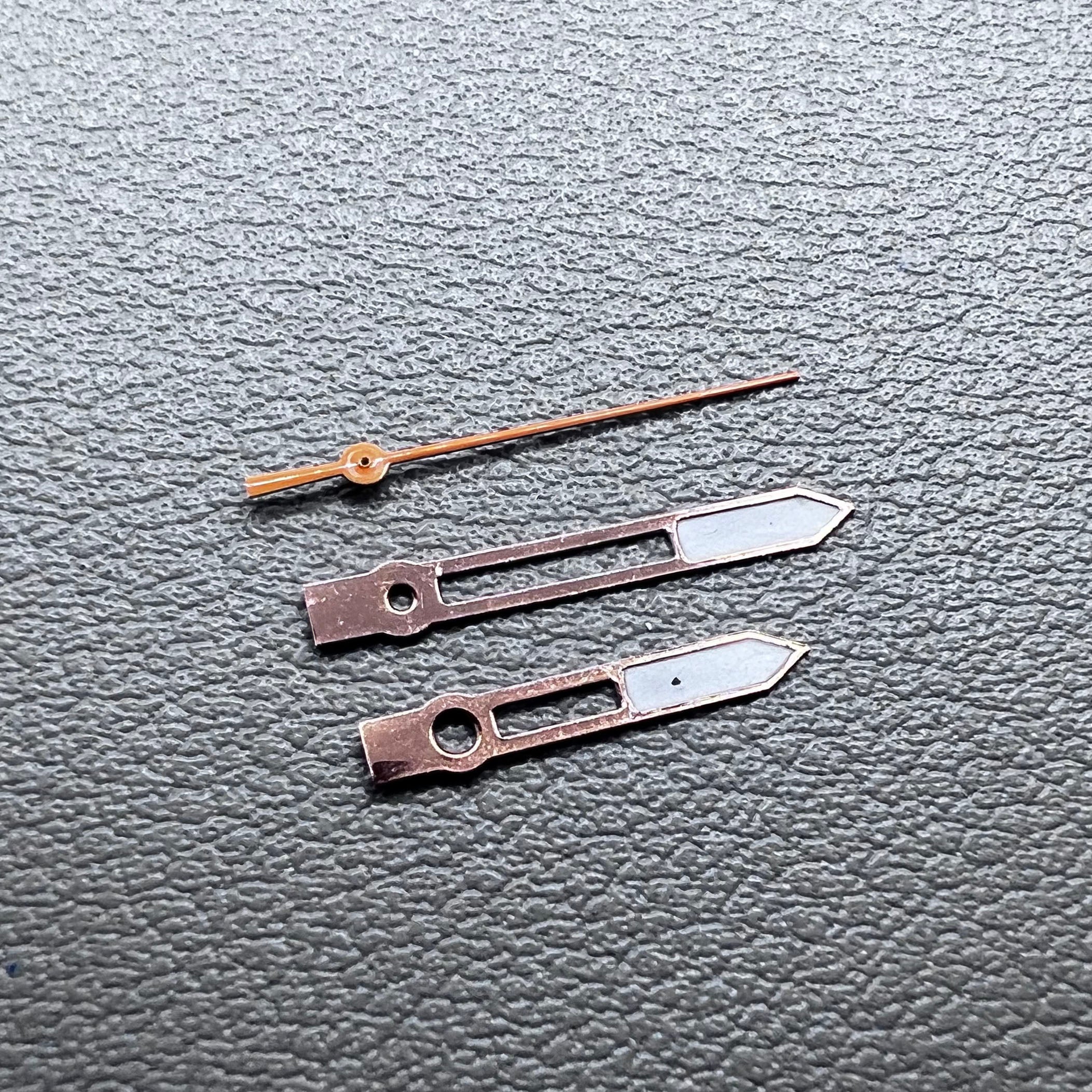 2 Sets Rose Gold Trim Hollow Lume Hands for Miyota 2315 2035 2036 2115 2305