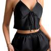 Beliebte i n s Wind-Träger-Schlafanzug Sommer Dünn Sexy Weste Shorts Zweiteiliges Set