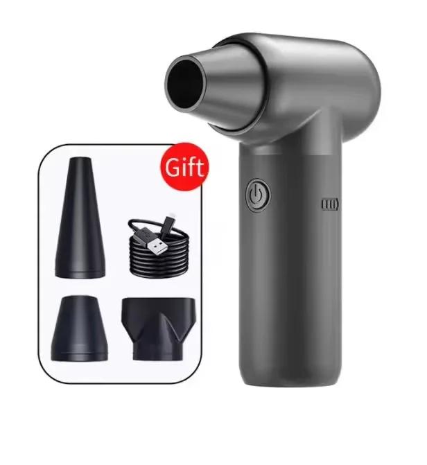 

Беспроводной фен Многофункциональный мини-воздуходув для очистки от пыли Портативный фен Высокопроизводительный электрический воздуходув none чёрный