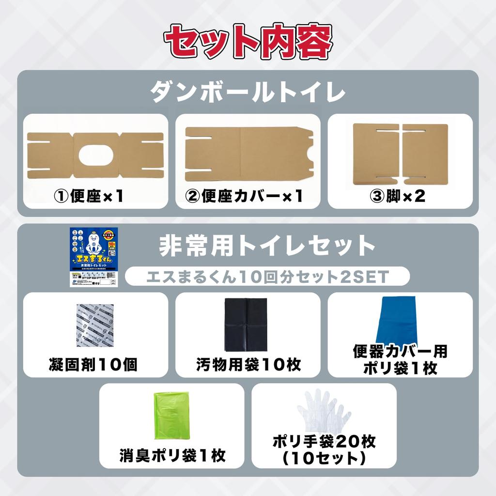 Made with Portable Emergency Disaster Shelf Includes Gloves Uses Cardboard Toilet Safe, Japanese-made Coagulant S-Marukun Toilet, Toilet, Toilet,