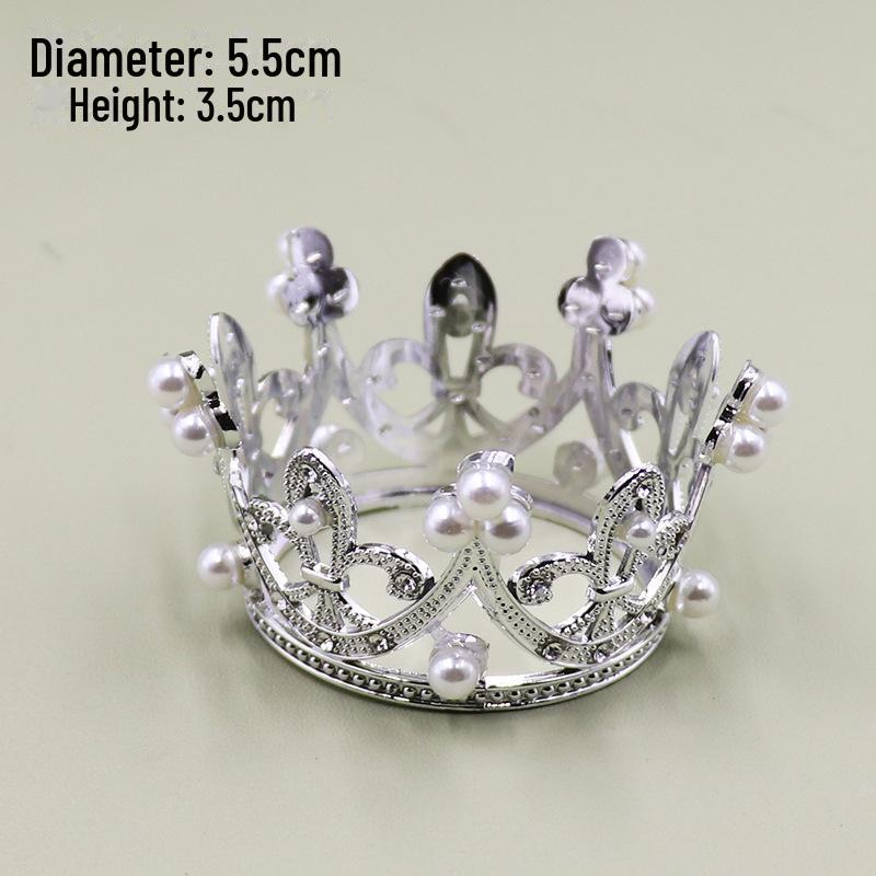 

Ретро черная легкая пластиковая корона для украшения торта для взрослых