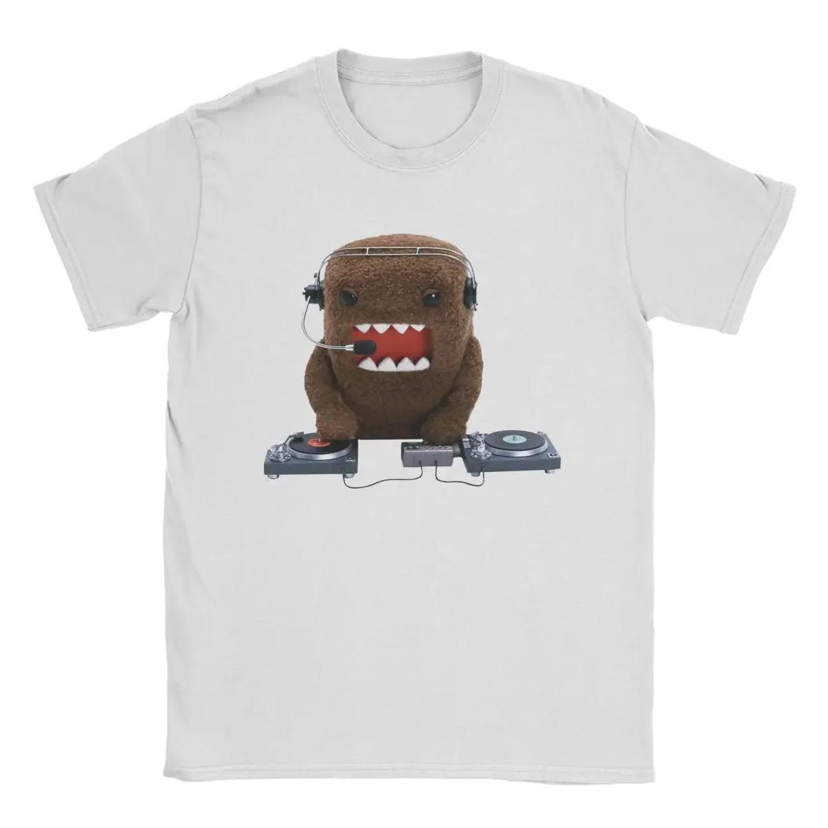 

Мужские футболки DJ Domo Kun Doll Удивительная футболка из 100% хлопка с коротким рукавом, футболка с круглым вырезом, одежда Уникальный#Цвет XXXXXL
