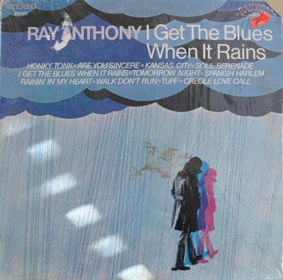 LP Record RAY ANTHONY - I Get The Blues When It Rains R8082 RANWOOD 1970 US Blues Used