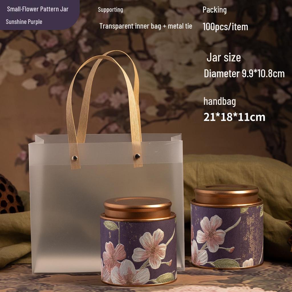 Exquisite Multi-Tea Storage Can: Sealed Container for Black, Green, Jasmine, White, & Oolong Tea.