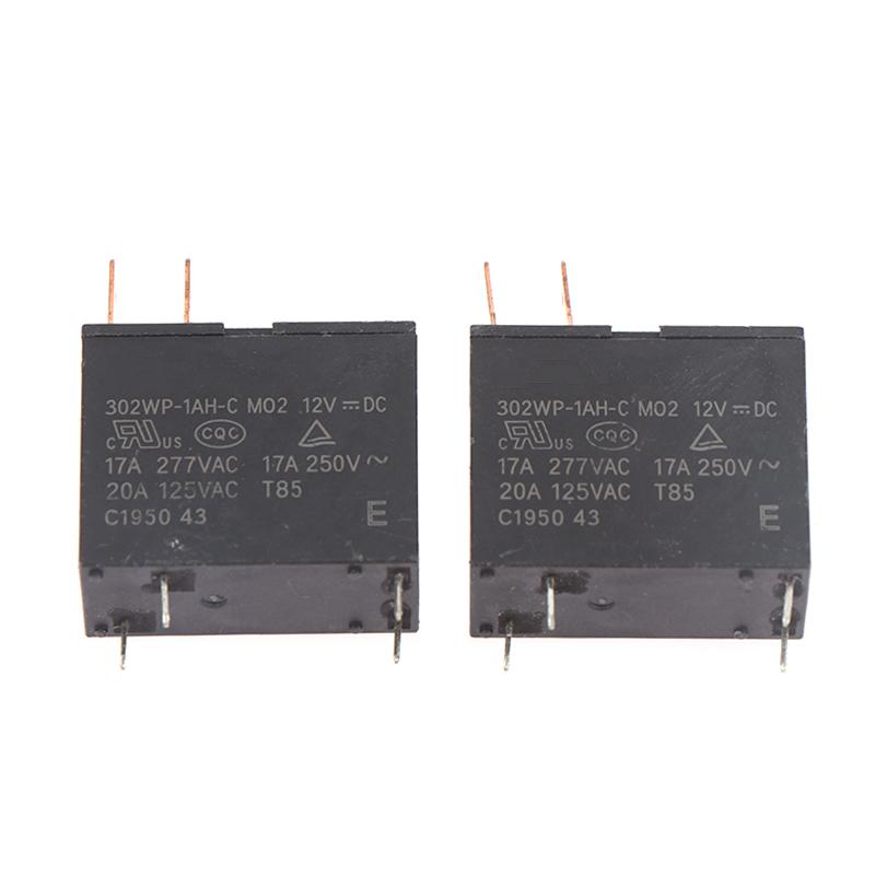 2 Pcs 12V Relay 302Wp-1Ah-C M02 12Vdc 4Pins For Microwave Oven