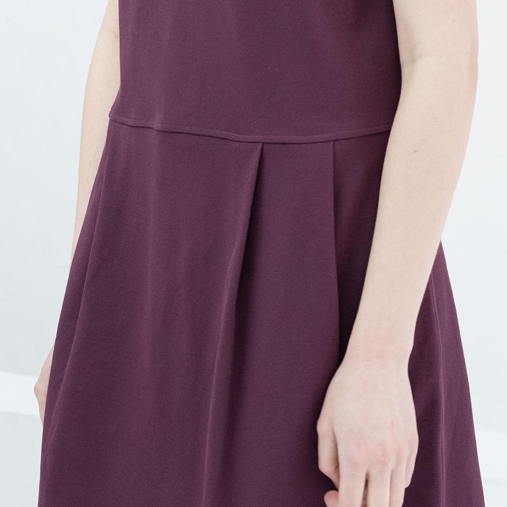 DURAN Pk Open Collar Dress Dtf4S-5123 3Colors