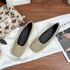 Grape Mother Spring New French Flat-soled Single Shoes Women's Comfortable Outer Wear Shallow Mouth Women's Shoes Bow Soft-soled Casual Shoes