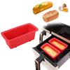 Molde Rectangular de Silicona para Pan de Molde Molde para Pastel Bandeja Grande para Hornear