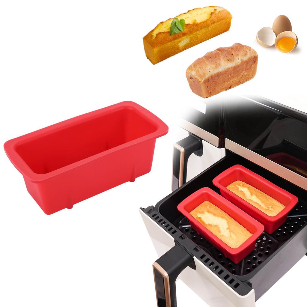 Molde Rectangular de Silicona para Pan de Molde Molde para Pastel Bandeja Grande para Hornear