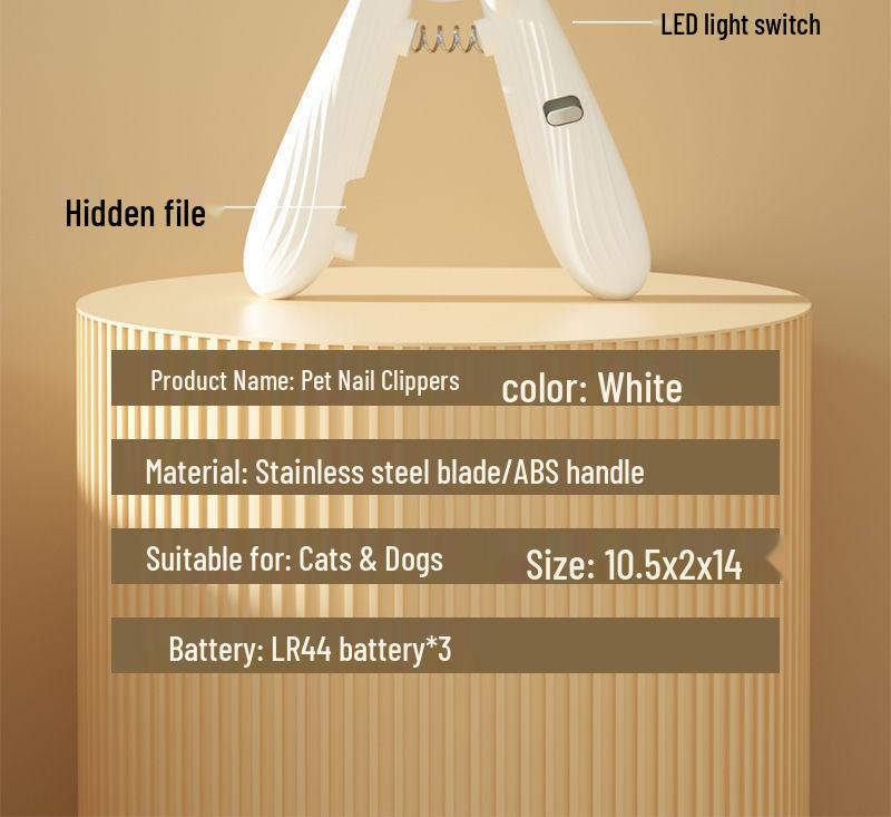 Pet Nail Clippers with Safety Guard for Cats and Dogs