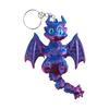 Unique 3D Printed Western Dragon Toy Keychain With Movable Joints For Play And Display Keyring Accessories
