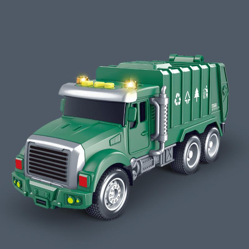 Multifunction Truck Mixer Inertia Vehicle Toy Sound Story Features Children Play