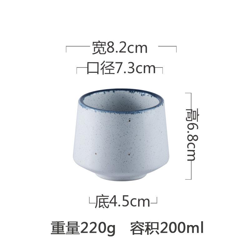 Creative Ceramic Tableware 200 Ml Coffee Cup Nordic Family Style Portable Cup Small Water Cup Convenient and Practical Kawaii