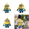Large Capacity Plush Minion Backpack For Girls Cute Cartoon School Bag