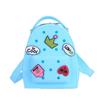 Zippered Kids Schoolbags Waterproof Kindergarten Knapsack Stationery Silicone Backpack  Ladies