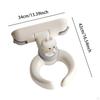 Bath Stand Hug Portable Ergonomical Sounding Toy Smooth Handles Strong Suction Cups for Bathtub