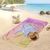 Kpop Demon Hunters Printed Beach Towel, Large Absorbent Quick Dry Towel for Summer Outdoor Swimming