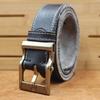 Men's Retro Hand-Stitched Washed Leather Belt - 100% Top Layer Cowhide, Business Casual, Creative Design