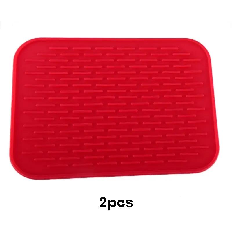 פלייסמט מבודד סיליקון דברים למטבח דברים למטבח אביזרי מטבח משטחי שולחן רפידות מונעות החלקה מחצלות מונעות החלקה רפידות מונעות החלקה