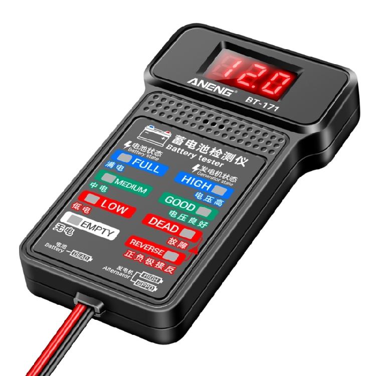 Batterietester Automobil 12V Digitaler Analysator Testwerkzeug Auto Spannungsprüfer