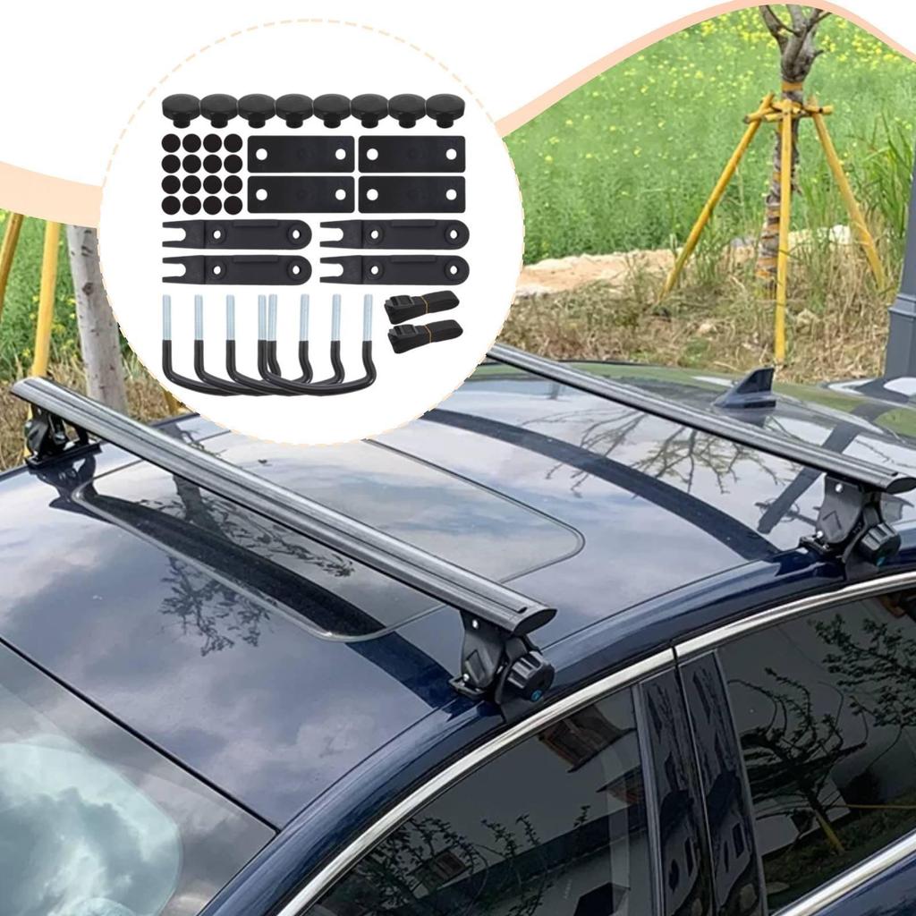 Roof Box U Bolt Clamp Car Van Mounting Fitting Kit Attachment Multipurpose Easy Installation Metal