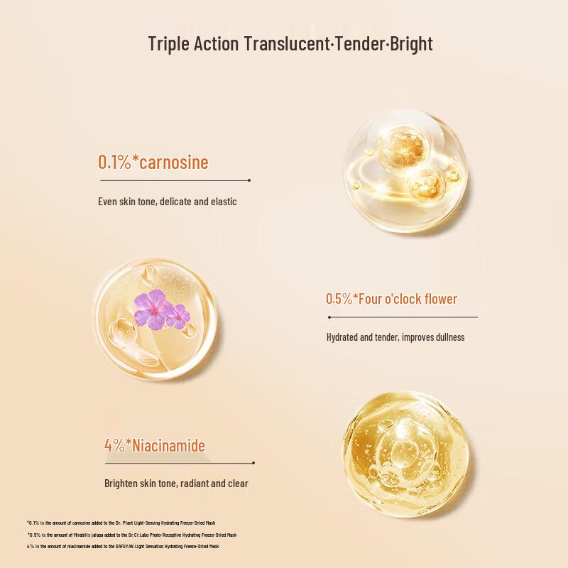 DAFUYAN Hydrating Luminous Lyophilized Mask