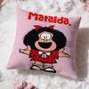 Anime M-MafaldaS Cushion Cover Premium Comfort Reversible Pillow Cove -Two in One Design for Any Room & Car Interior