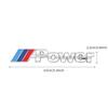 3D Metal Car Badge Body Trunk Deocration Sticker Auto Modification Decal For BMW M POWER F13 F15 F16 F30 F34 F32 F31 E36 E46 E39