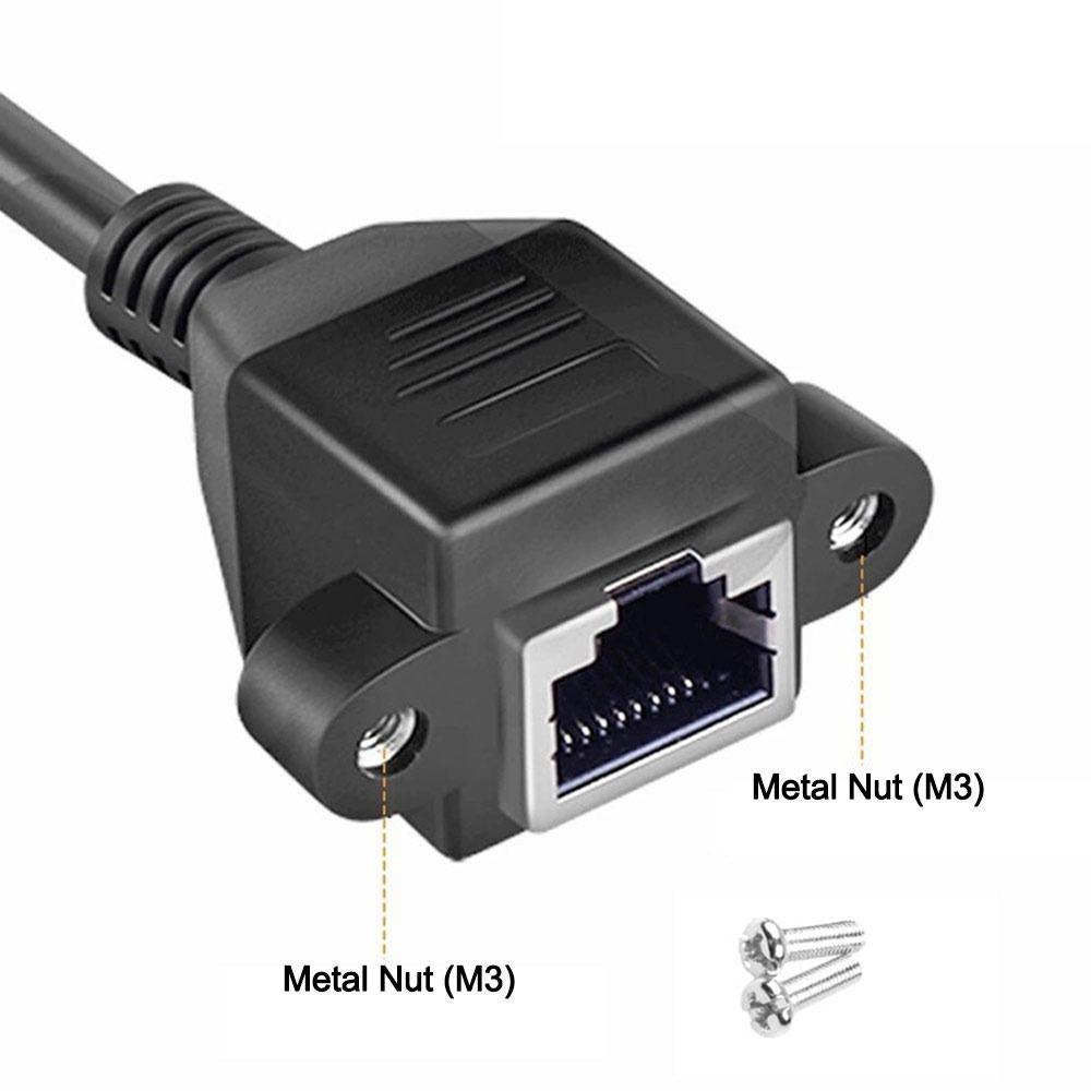 CAT5 Ethernet Extender 8Pin Male to Female LAN Network Extender RJ45 Cable  Network Extension