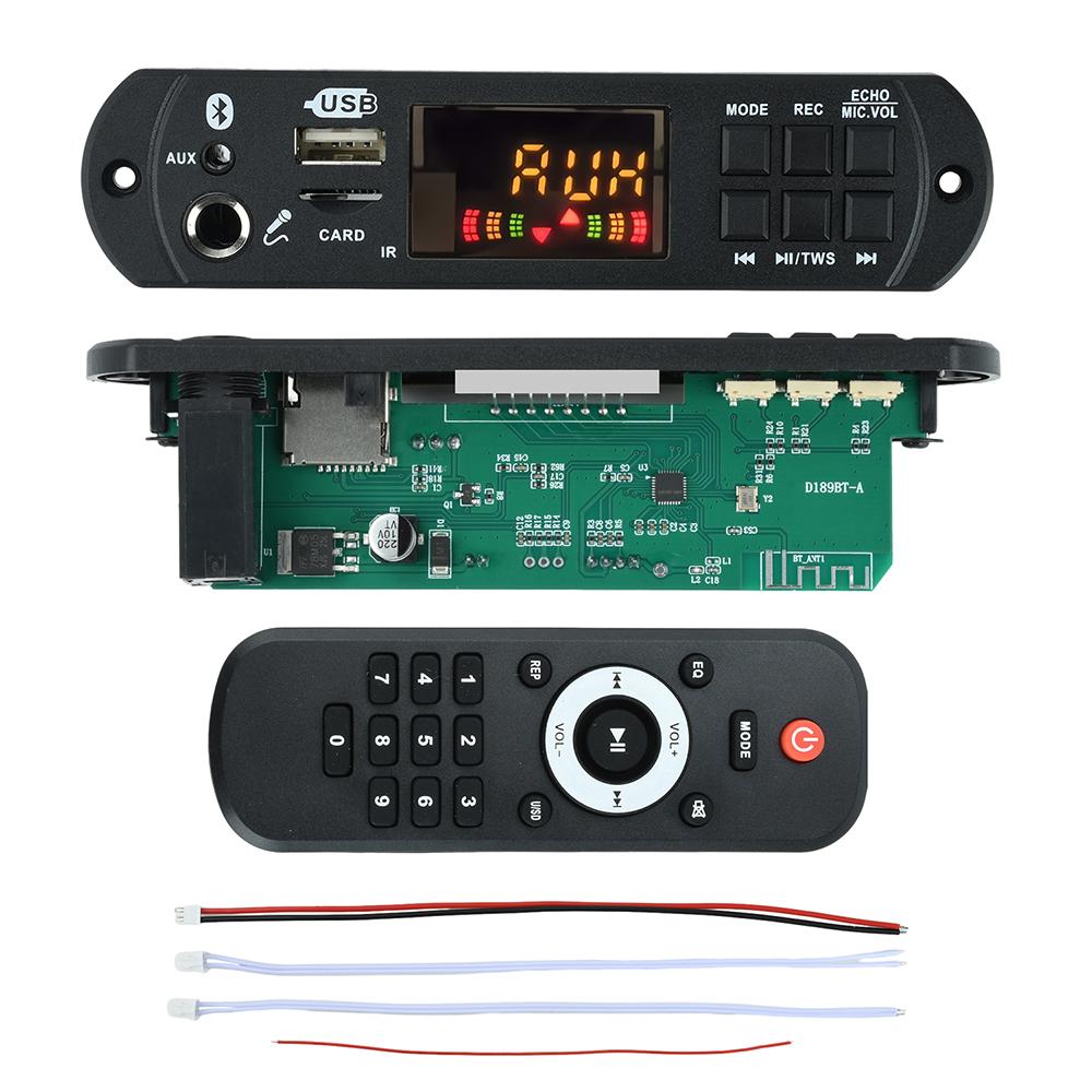 DC 12V MP3 BT Decoding Board Car Audio MP3 Decoder Decoding Module MP3 / WMA / WAV / APE Decoder Board Without Amplifier