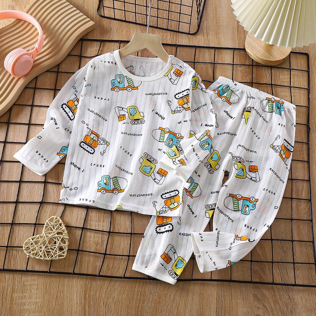 Summer Thin Children's Sleepwear Set For Home Wear