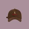 Cute cartoon embroidered baseball cap women's new versatile face cap men's sun hat tide
