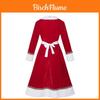 Christmas Cosplay Dress With Velvet Fabric For Anime And Fantasy Party Wear