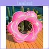 2024 New Floral Swim Ring Children's Inflatable Underarm Swim Ring Sequin Flower Swim Ring Wholesale Pink