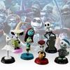 Nightmare Before Christmas Jack Skellington Figurines Set For Play Or Display