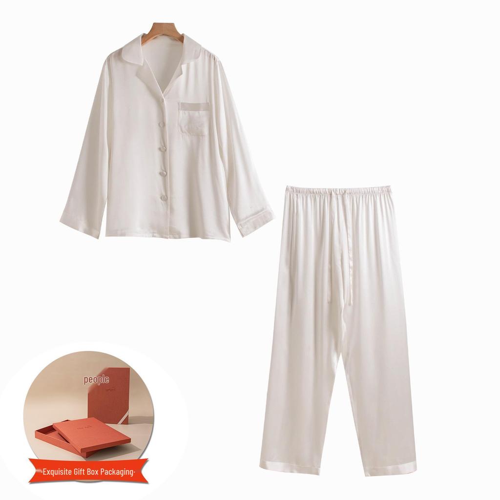 2025 Women's Silk Spaghetti Strap Robe & Nightgown - Elegant Bridal Homewear