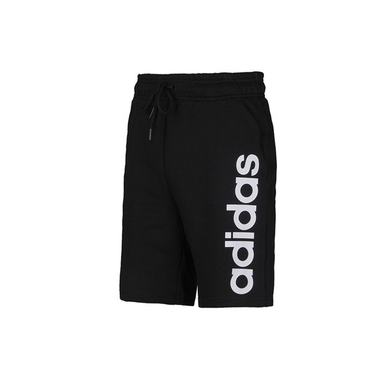 Adidas Neo Side Large Logo Casual Sports Shorts Men Shorts Black DW8032