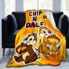 1pc,Chip 'N' Dale Throw Blanket Soft & Cozy Home Decor for Couch, Bed, Car, Travel, Camping