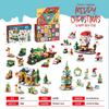 New 24Years Christmas Building Block Toy Blind Box Set Xmas Advent Calendar Bricks DIY Educational Toys Kit Gift For Kids Adults
