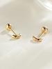 Minimalpiercing 14K Half Minimal Piercing Earrings