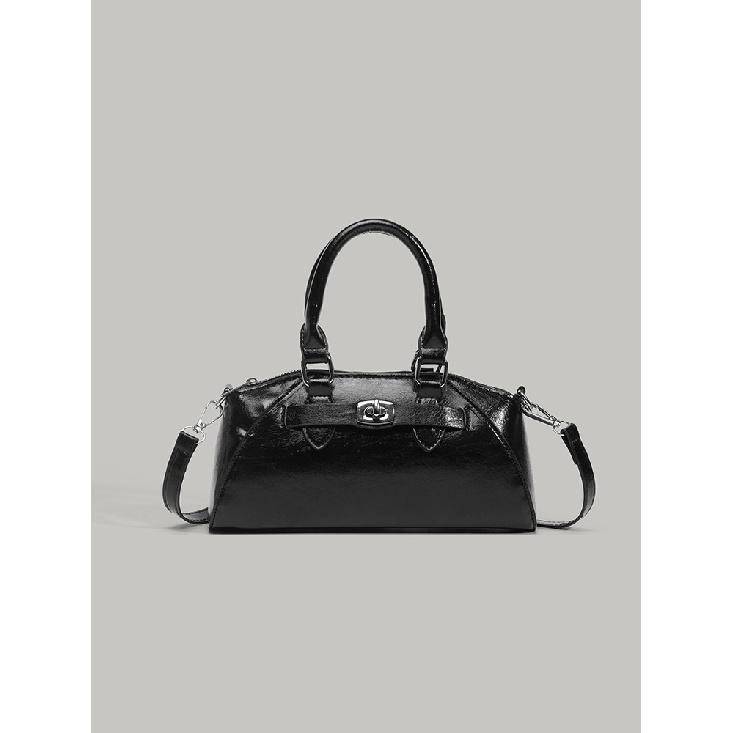 High-quality 2025 new niche design simple and versatile shell handbag, shoulder and crossbody bag for women чёрный