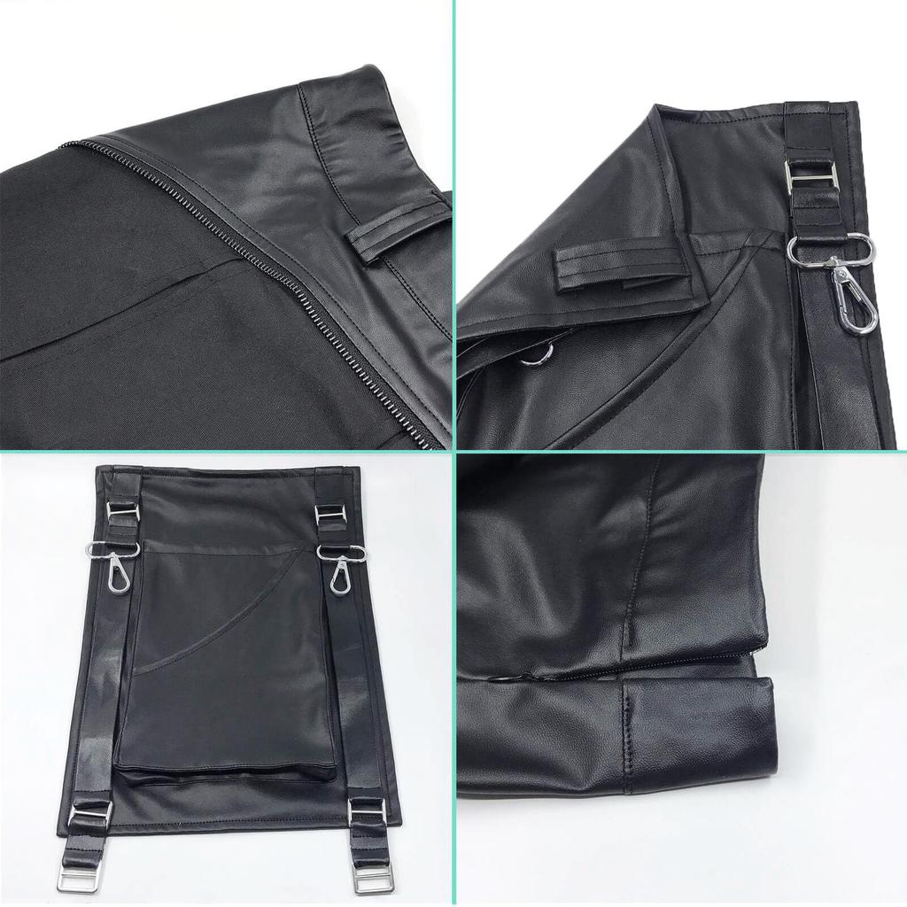 Tifa Cosplay Fighting FF7 Cosplay Event Tifa Costume with All Accessories Fighting Size [NSPSTT] Suit, Costume, Costume, (Tifa Suit, LL)