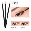 50 Adet Tek Kullanımlık Eyeliner Fırçaları Ince Fiber Kafa Eyeliner Krem Aplikatör Göz Kozmetik Fırça Kapaklı Makyaj Güzellik Araçları