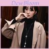 Elegant Korean Style Leaf Design Long Necklace For Women In Luxurious Alloy Material